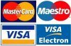 Принимаем пластиковые карты Visa и MasterCard